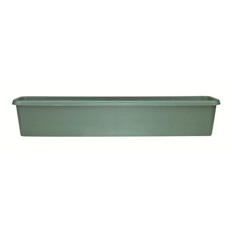 Stewarts 60cm Green Terrace Plastic Garden Trough - Old Railway Line Garden Centre