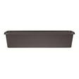Stewarts 80cm Black Terrace Plastic Garden Trough - Old Railway Line Garden Centre