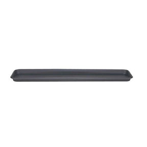 Stewarts 80cm Black Terrace Plastic Trough Tray - Old Railway Line Garden Centre