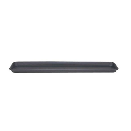 Stewarts 80cm Black Terrace Plastic Trough Tray - Old Railway Line Garden Centre