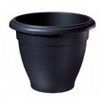 Stewarts Black Palladian Plastic Planter - Old Railway Line Garden Centre