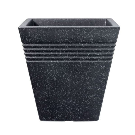 Stewarts Granite Piazza Square Plastic Planter - Old Railway Line Garden Centre