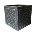 Stewarts Lead Effect Square Plastic Planter - Old Railway Line Garden Centre