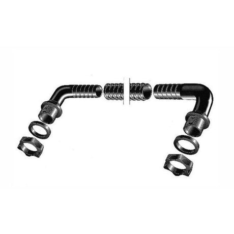 Stewarts Plastic Black Harostar Water Butt Linking Kit - Old Railway Line Garden Centre