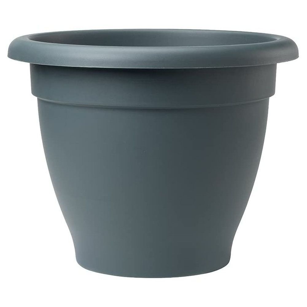 Stewarts Slate Grey Essentials Plastic Planter - Old Railway Line Garden Centre