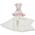 Suki Gifts Pink & White Bing Bing Giraffe Rattle Blankie - Old Railway Line Garden Centre