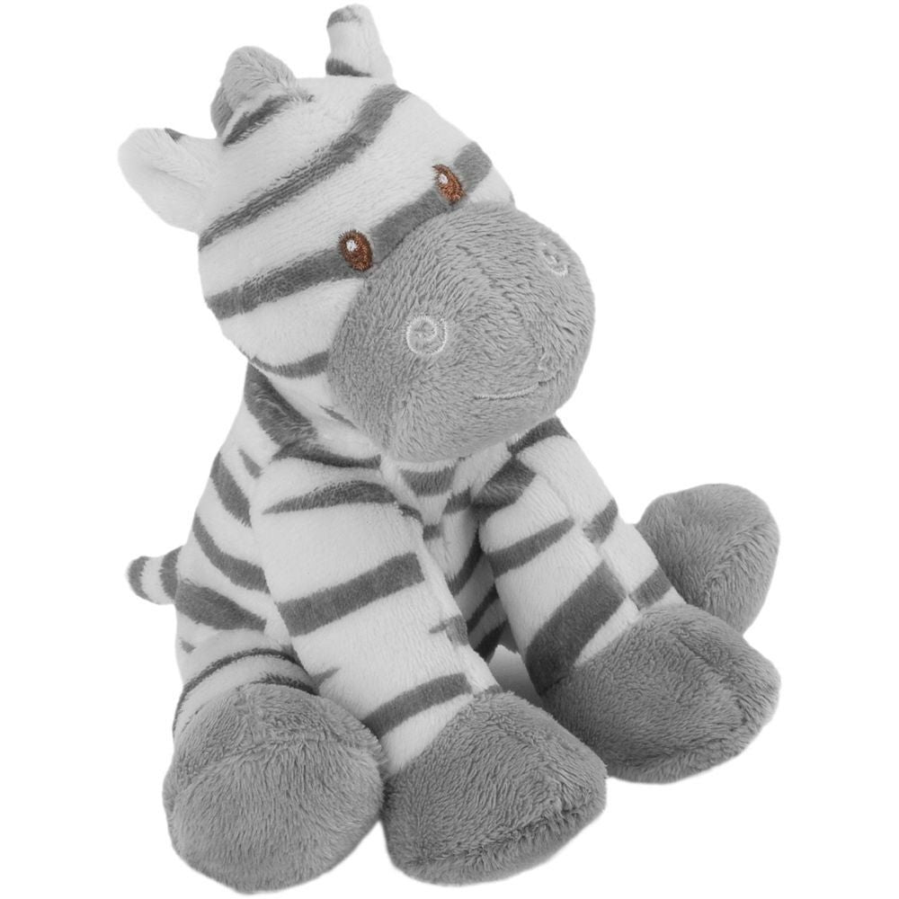 Suki Jungle Friends 14cm Zooma Zebra with Rattle - Old Railway Line Garden Centre