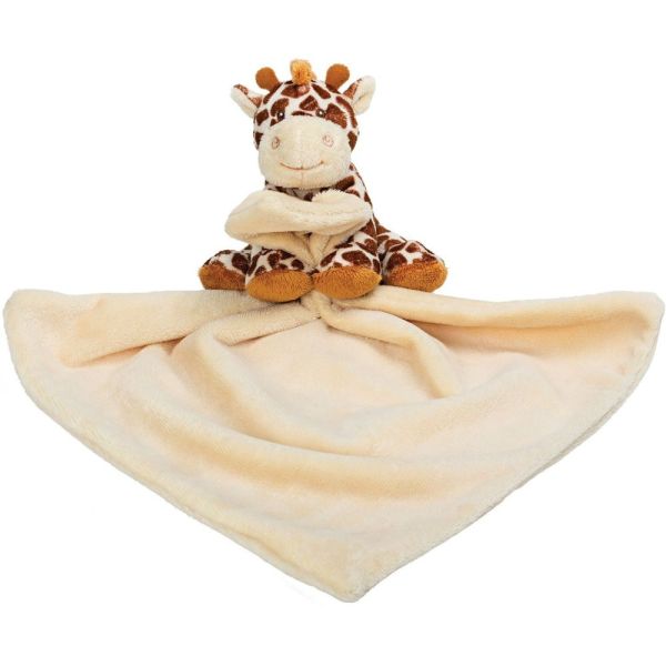 Suki Jungle Friends Bing Bing Giraffe Rattle Blankie