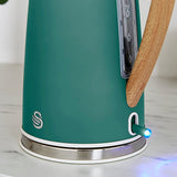 Swan 1.7L Green Nordic Jug Kettle - Old Railway Line Garden Centre