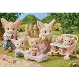 Sylvanian Families Fennec Fox Family - 5696 - Old Railway Line Garden Centre