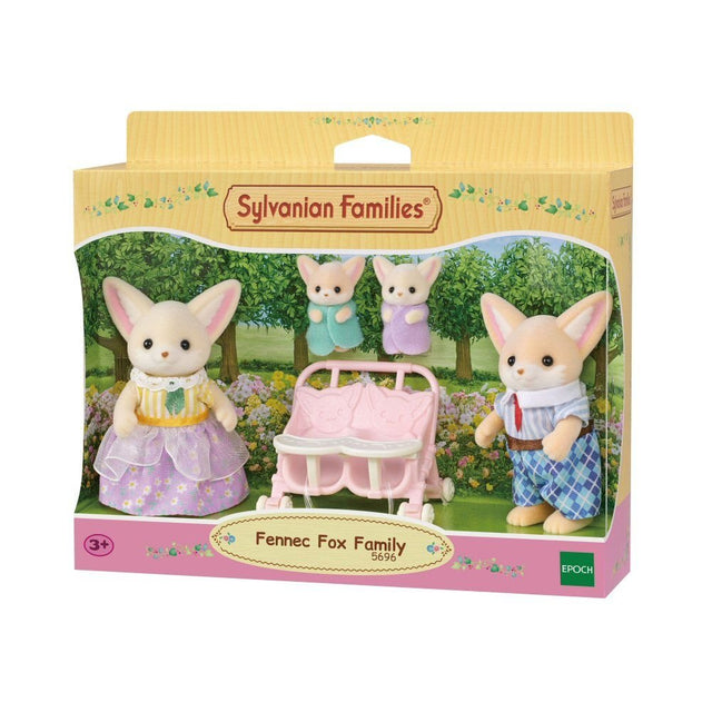 Sylvanian Families Fennec Fox Family - 5696 - Old Railway Line Garden Centre