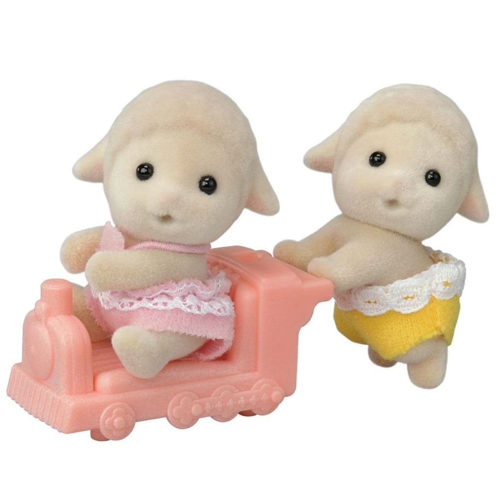Sylvanian Families Sheep Twins - 5621 - Old Railway Line Garden Centre