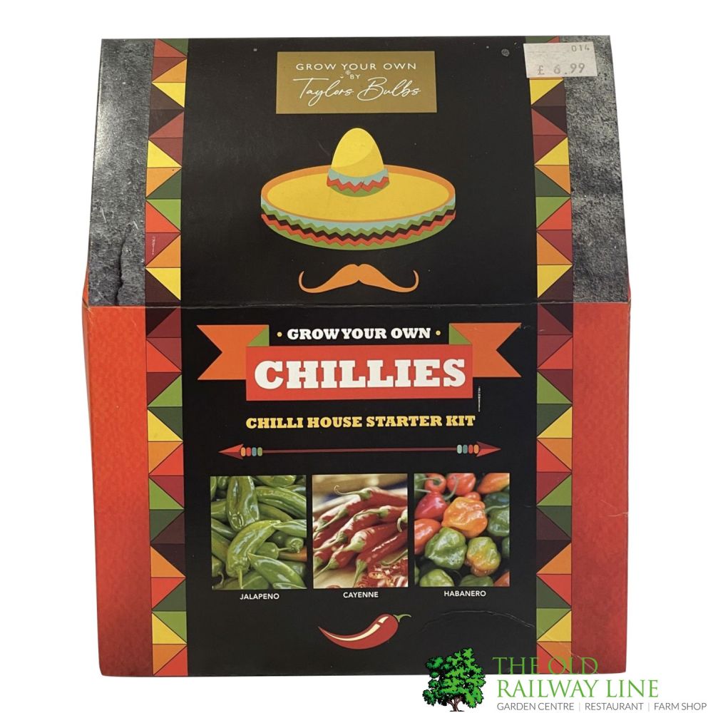 Taylors Grow Your Own Chillies Indoor Starter Kit