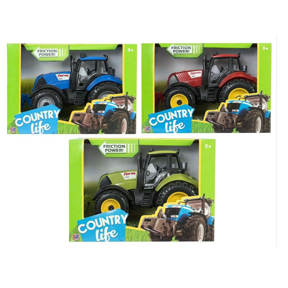 Teamsterz Country life Friction Power Tractor - Old Railway Line Garden Centre