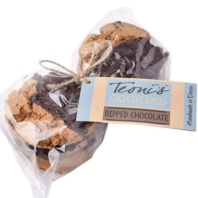 Teoni Ware Teoni's 300g Dipped Chocolate Chip Cookies – Old Railway Line Garden Centre