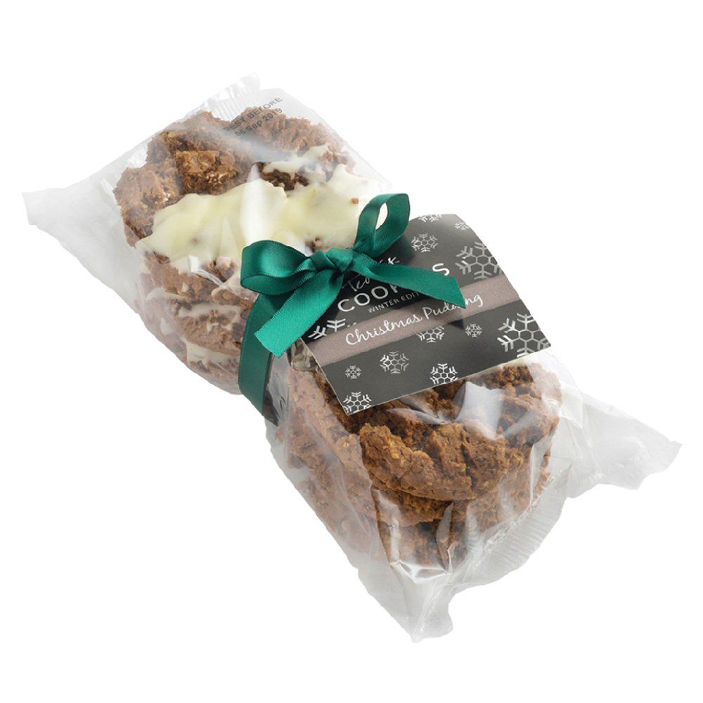 Teoni's 300g White Chocolate Christmas Pudding Cookies
