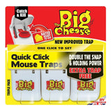 The Big Cheese Quick Click Mouse Traps (Pack of 3) - Old Railway Line Garden Centre
