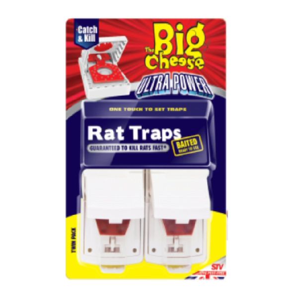 The Big Cheese Ultra Power Rat Trap (Pack of 2) - Old Railway Line Garden Centre