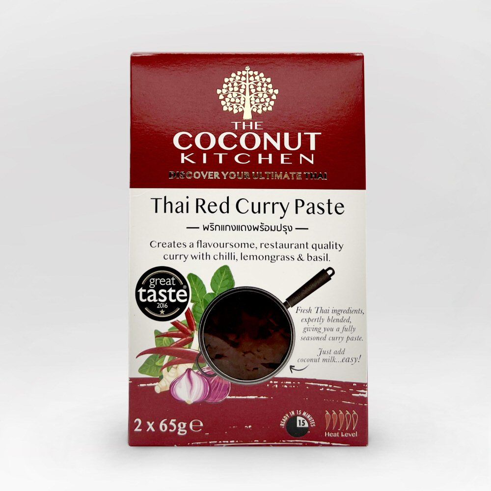 The Coconut Kitchen 2 x 65g Red Curry Paste - Old Railway Line Garden Centre