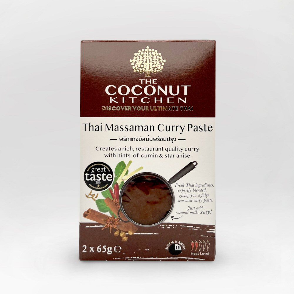 The Coconut Kitchen 2 x 65g Thai Massaman Curry Paste - Old Railway Line Garden Centre