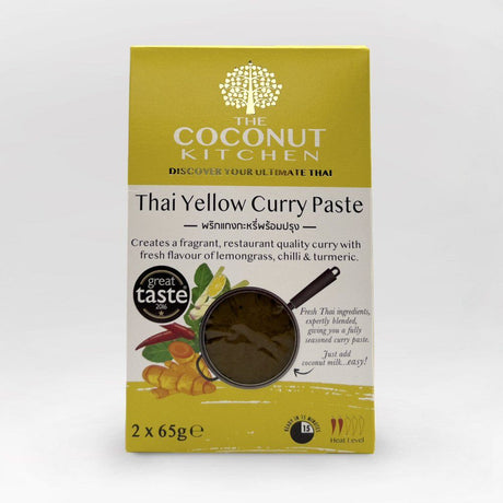 The Coconut Kitchen 2 x 65g Yellow Curry Paste - Old Railway Line Garden Centre