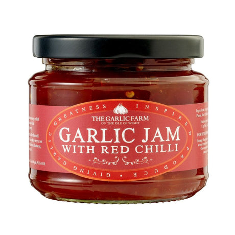 The Garlic Farm 240g Garlic Jam With Red Chilli - Old Railway Line Garden Centre