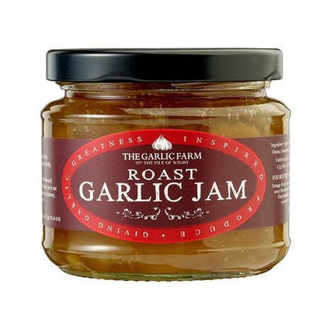 The Garlic Farm 240g Roast Garlic Jam - Old Railway Line Garden Centre