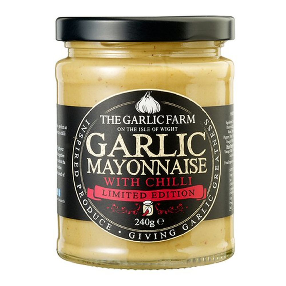 The Garlic Farm Garlic Mayonnaise With Chilli 240g - Old Railway Line Garden Centre
