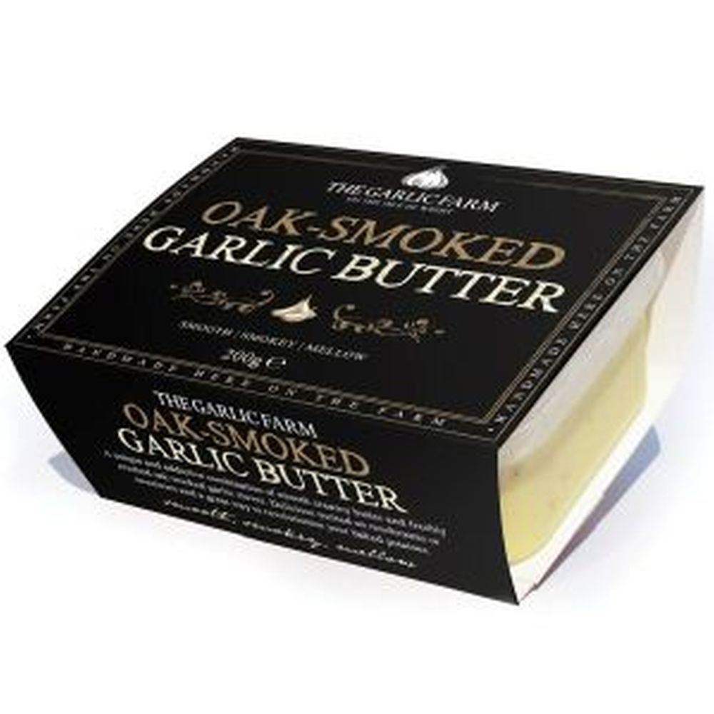 The Garlic Farm Oak Smoked Garlic Butter - Old Railway Line Garden Centre