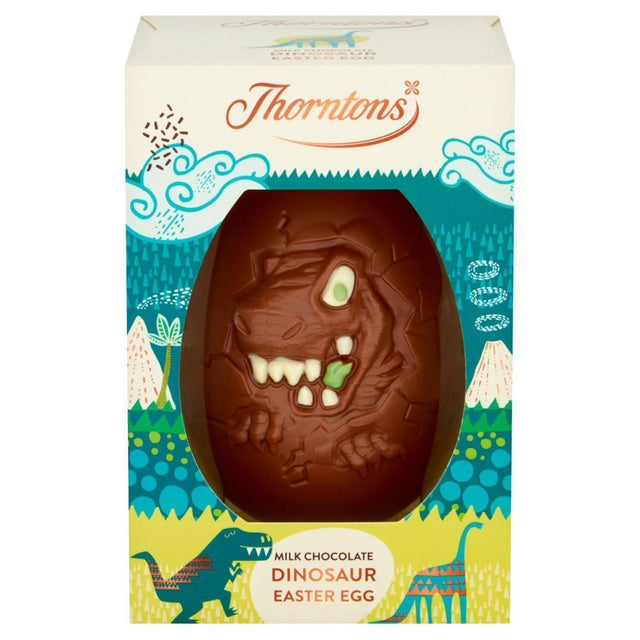 Thorntons Milk Chocolate Dinosaur Easter Egg - Old Railway Line Garden Centre