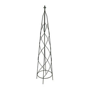 Tom Chambers 1.2m Black Nostell Obelisk - Old Railway Line Garden Centre
