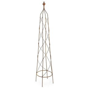 Tom Chambers 1.2m Nostell Obelisk - Rust - Old Railway Line Garden Centre