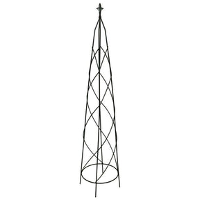 Tom Chambers 1.6m Nostell Obelisk - Black - Old Railway Line Garden Centre