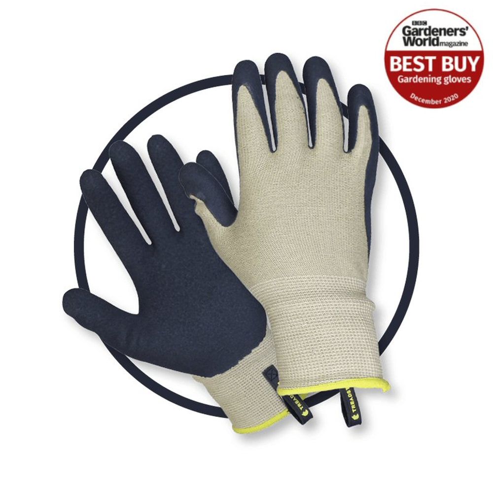 Treadstone ClipGlove Dark Blue Bamboo Fibre Gloves - Large - Old Railway Line Garden Centre