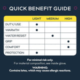 Treadstone ClipGlove Dark Blue Bamboo Fibre Gloves - Large - Old Railway Line Garden Centre