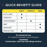 Treadstone ClipGlove Dark Blue Bamboo Fibre Gloves - Medium - Old Railway Line Garden Centre