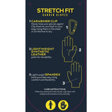 Treadstone ClipGlove Dark Blue Stretch Fit Gloves - Medium - Old Railway Line Garden Centre