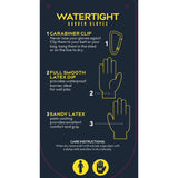 Treadstone ClipGlove Dark Blue Watertight Gloves - Medium - Old Railway Line Garden Centre