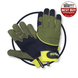 Treadstone ClipGlove Khaki Shock Absorber Gloves - Medium - Old Railway Line Garden Centre