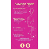 Treadstone ClipGlove Light Blue Bamboo Fibre Gloves - Medium - Old Railway Line Garden Centre