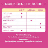 Treadstone ClipGlove Light Blue Bamboo Fibre Gloves - Medium - Old Railway Line Garden Centre