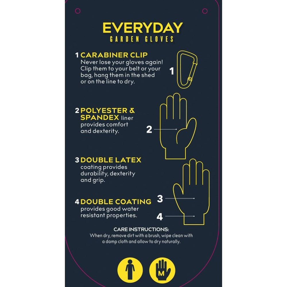 Treadstone ClipGlove Orange Everyday Gloves - Large - Old Railway Line Garden Centre