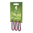 Treadstone ClipGlove Pack of 3 Pink Carabiner Clips - Old Railway Line Garden Centre
