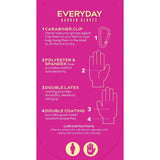 Treadstone ClipGlove Pink Everyday Gloves - Medium - Old Railway Line Garden Centre