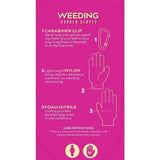 Treadstone ClipGlove Pink Weeding Gloves - Medium - Old Railway Line Garden Centre
