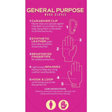 Treadstone ClipGlove Purple General Purpose Gloves - Small - Old Railway Line Garden Centre