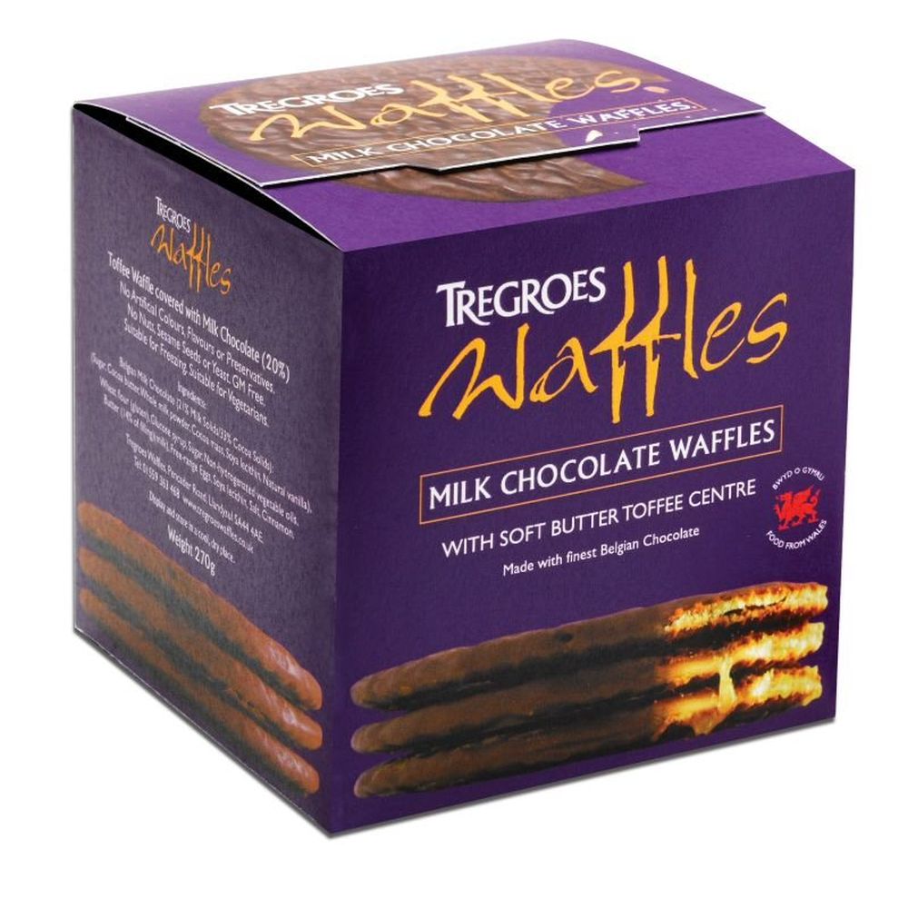 Tregroes Milk Chocolate Waffles - Old Railway Line Garden Centre