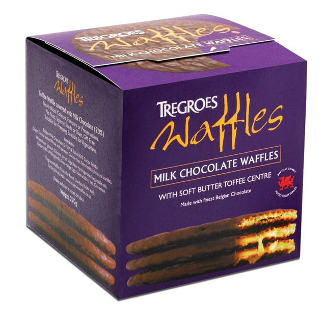 Tregroes Milk Chocolate Waffles - Old Railway Line Garden Centre