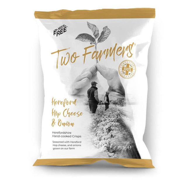 Two Farmers 150g Hereford Hop Cheese & Onion Crisps - Old Railway Line Garden Centre