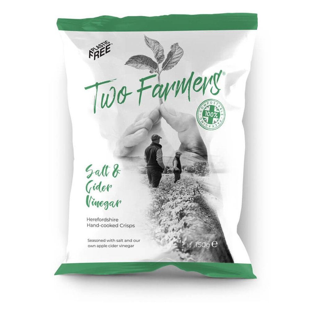 Two Farmers 150g Salt & Cider Vinegar Crisps - Old Railway Line Garden Centre